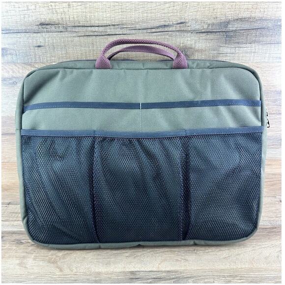 L.L. Bean Laptop Bag 14*12 Brown Used Scratches